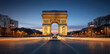 © Sung Hwan Kim - a long-exposure photograph of the arc de triomphe in paris at sunset,