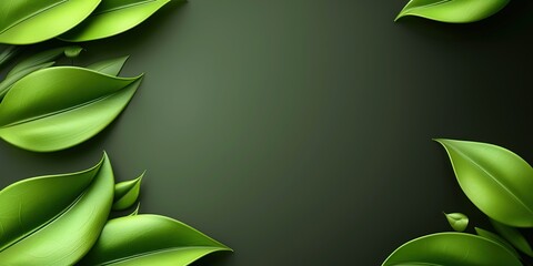 green leaf background