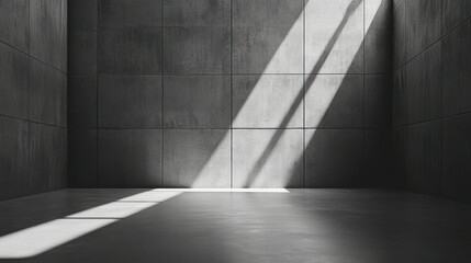 Poster - concrete grey wall texture may used as background