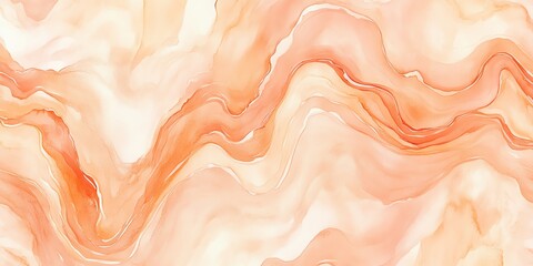 Poster - Swirling Abstract Patterns in Soft Peach and Cream Tones Create a Warm, Inviting Background Suitable for a Variety of Design Purposes
