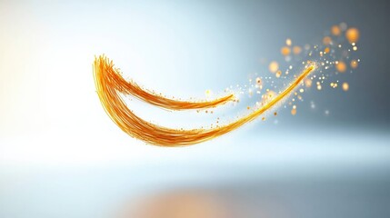 Poster - Dynamic abstract art movement digital space visual design modern aesthetics close-up view creative expression