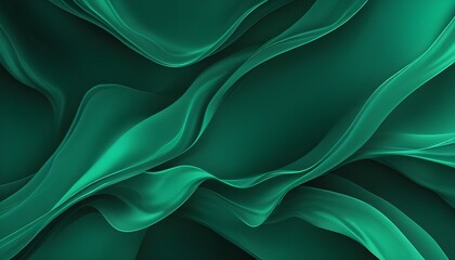 Poster - An abstract background with a single solid color of luxurious and elegant emerald green