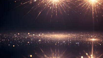 Leinwandbilder - An abstract background with sparkling and luxurious reflection light effects