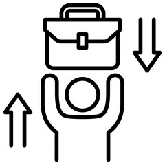 Poster - Workload Line Icon