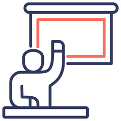 Poster - Training Dual Tone Icon