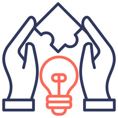 Poster - Learning Dual Tone Icon