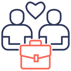 Poster - Interpersonal Skills Dual Tone Icon