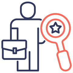 Poster - Evaluation  Dual Tone Icon