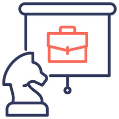 Poster - Strategy Dual Tone Icon