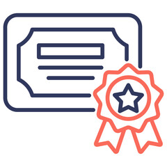 Poster - Certification Dual Tone Icon