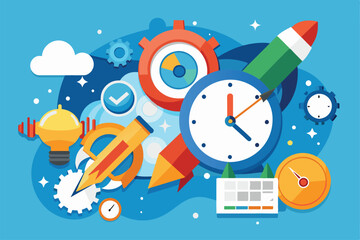 Poster - this visual illustrates the importance of timing in launching successful business concepts, right ti