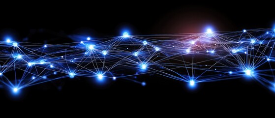 Poster - Abstract Network Visualization: Digital Connections and Global Data Flow