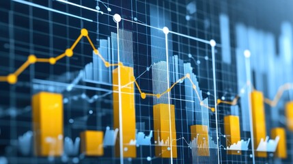 Poster - Financial Data Visualization: Market Trends and Growth Analysis