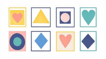 set of colorful vector icons