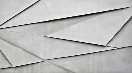 Poster - Abstract Grey Geometric Background with Angular Shapes and Textured Surface for Design Projects