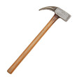 © ladaz - Classic Steel Hammer with Wooden Handle Tool Isolated on transparent background