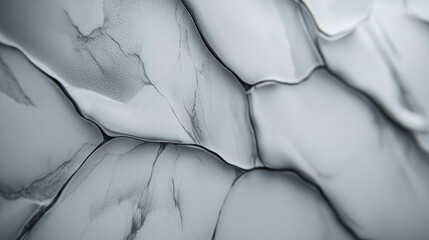 Poster - Textured Abstract Background with Fluid Gray and White Patterns for Design Use