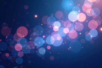 Ethereal blue bokeh lights in a dreamy pattern, dreamy, abstract, light