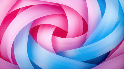 Poster - Vibrant Swirling Abstract Background with Shades of Pink and Blue in Soft Pastel Colors