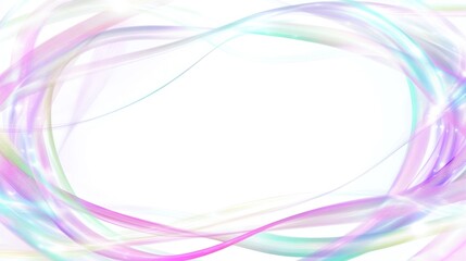 Poster - Pastel Swirls: An Abstract Dreamscape of Light and Color