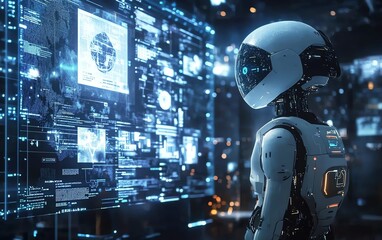 Poster - Artificial intelligence showcasing analytics