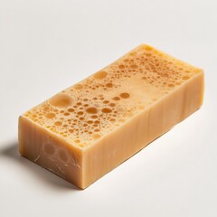Poster - Chunky natural soap with prominent bubbles and texture highlighting luxurious organic skincare for beauty : Generative AI