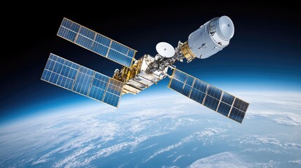 Poster - Agentic AI enhancing satellite communication networks with real-time adjustments.