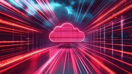 Poster - Artificial intelligence independently optimizing cloud-based digital networks.