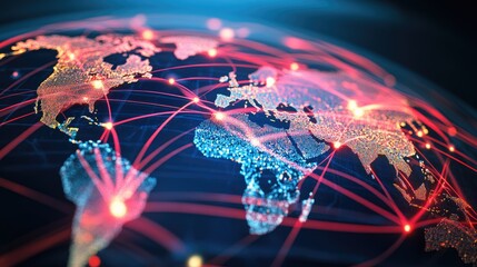 Poster - Global internet security network combating digital misinformation.
