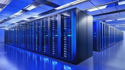 Poster - Hydro-cooled data centers leading the future of green computing.