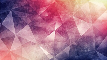 Aufkleber - Geometric abstract background with overlapping triangles and polygons in different shades, a sense of depth and dimension. Modern and minimal background with copy space. Polygon pattern design. 