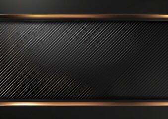 Poster - Dark Abstract Background with Gold Accents