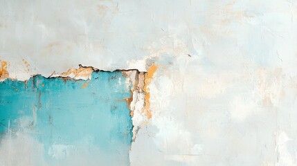 Poster - Vintage abstract watercolor canvas featuring soft, muted washes and intricate textures, evoking a sense of nostalgia and artistic elegance for contemporary decor.