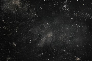 Poster - Dark Night Sky With Millions Of Stars And Galaxies