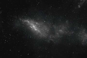 Poster - Distant Galaxy in a Dark Night Sky