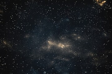 Poster - Distant Galaxy in Dark Night Sky