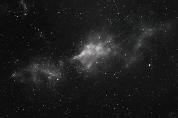 Poster - Distant Galaxy in Dark Night Sky
