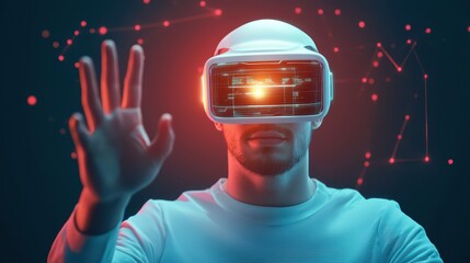Poster - Advanced Hologram Technology in Futuristic Learning Environment with Virtual Reality Headset
