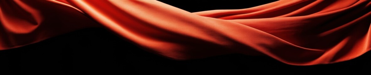Poster - Cinematic Dramatic Reveal Luxe Red Theatrical Curtain Texture - Immersive Performance Design and Artistic Digital Content Creation