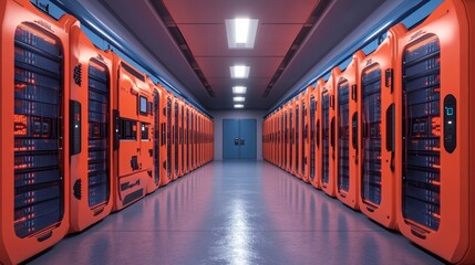 Poster - Rack system integration of networking and hosting solutions through visualization