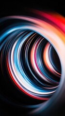 Poster - Quantum Vortex Immersive Digital Transformation Visualization - AI-Powered Innovation Breakthrough in Technological Dimensionality and Emerging Visual Narratives