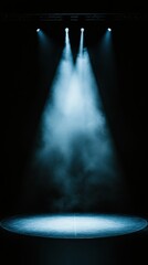 Poster - Minimalist Stage Design Immersive Cinematic Spotlight Visualization - Next-Gen Performance Aesthetic for Digital Entertainment and Event Production Storytelling