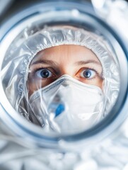 Leinwandbilder - Advanced Laboratory Safety Protocols Cutting-Edge Biomedical Research with Next-Gen Personal Protective Equipment and Precision Pandemic Response Strategies