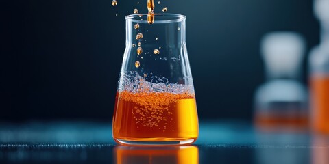 Aufkleber - Advanced Scientific Liquid Analysis Precision Biochemical Research with Dynamic Fluid Dynamics in High-Performance Laboratory Setting - Cutting-Edge Innovation and Molecular Exploration