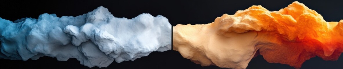 Fototapete - Neuro-Collaborative AI Visualization Empathetic Data Dynamics Revealing Emotional Intelligence in Digital Transformation and Human-Machine Interaction