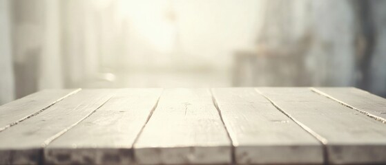 Aufkleber - Minimalist Wooden Surface Soft-Focus Wellness Design Template for Modern Product Staging, Creative Content, and Mindful Brand Storytelling