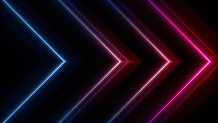 Wall Mural - dark abstract background with neon lines, glow. abstract blue red purple tech glowing neon lines bac