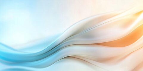 Wall Mural - Abstract soft flowing fabric
