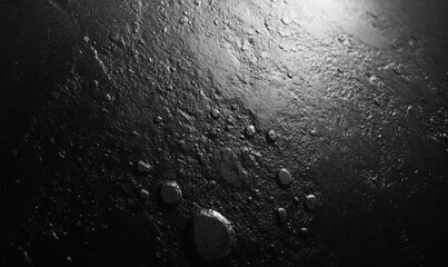Poster - a grainy texture background that gradually transitions from black to light gray, incorporating a vig