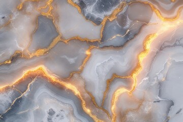 Poster - Luminous Marble Texture Featuring Bold Highlights and Sophisticated Glow